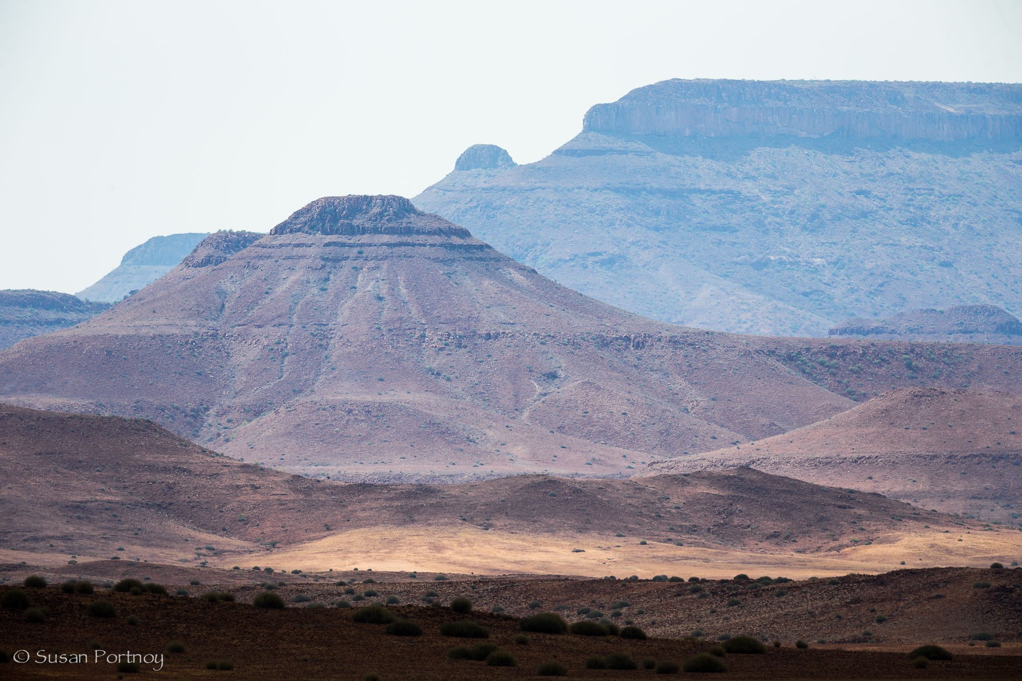 Mountains near Desert Rhino Camp in Namibia