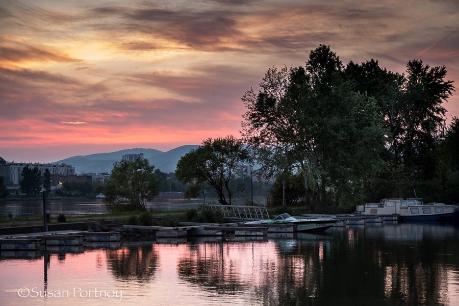 Photographing the Danube in Austria