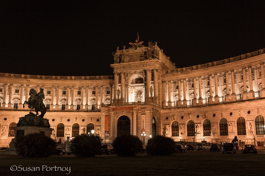 Photographing Hofsburg Palace in Vienna, Austria