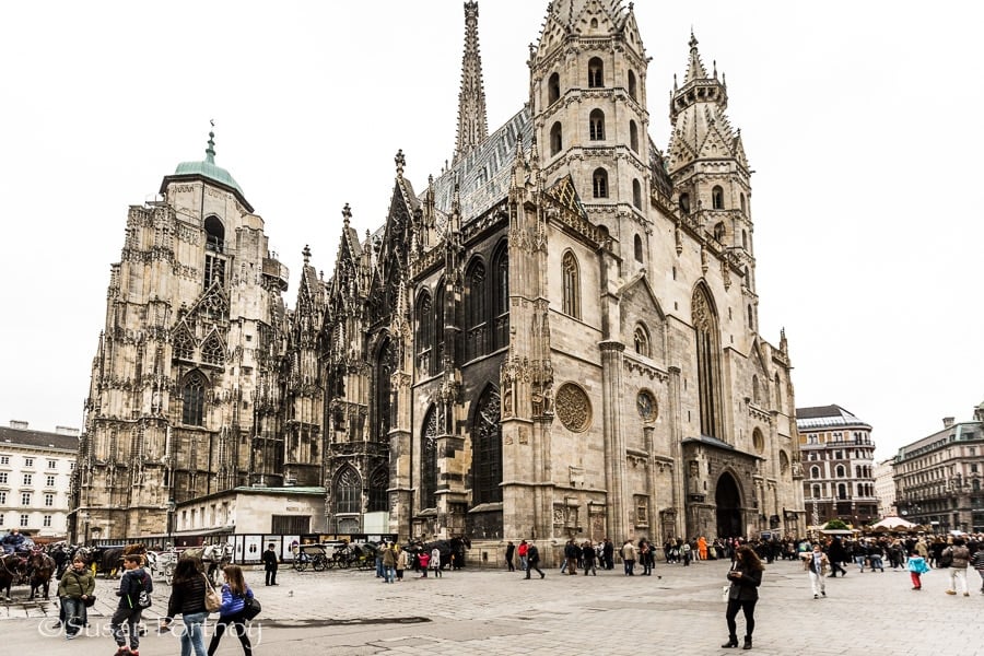 Photographing St. Stephen's Cathedral in Vienna, Austria