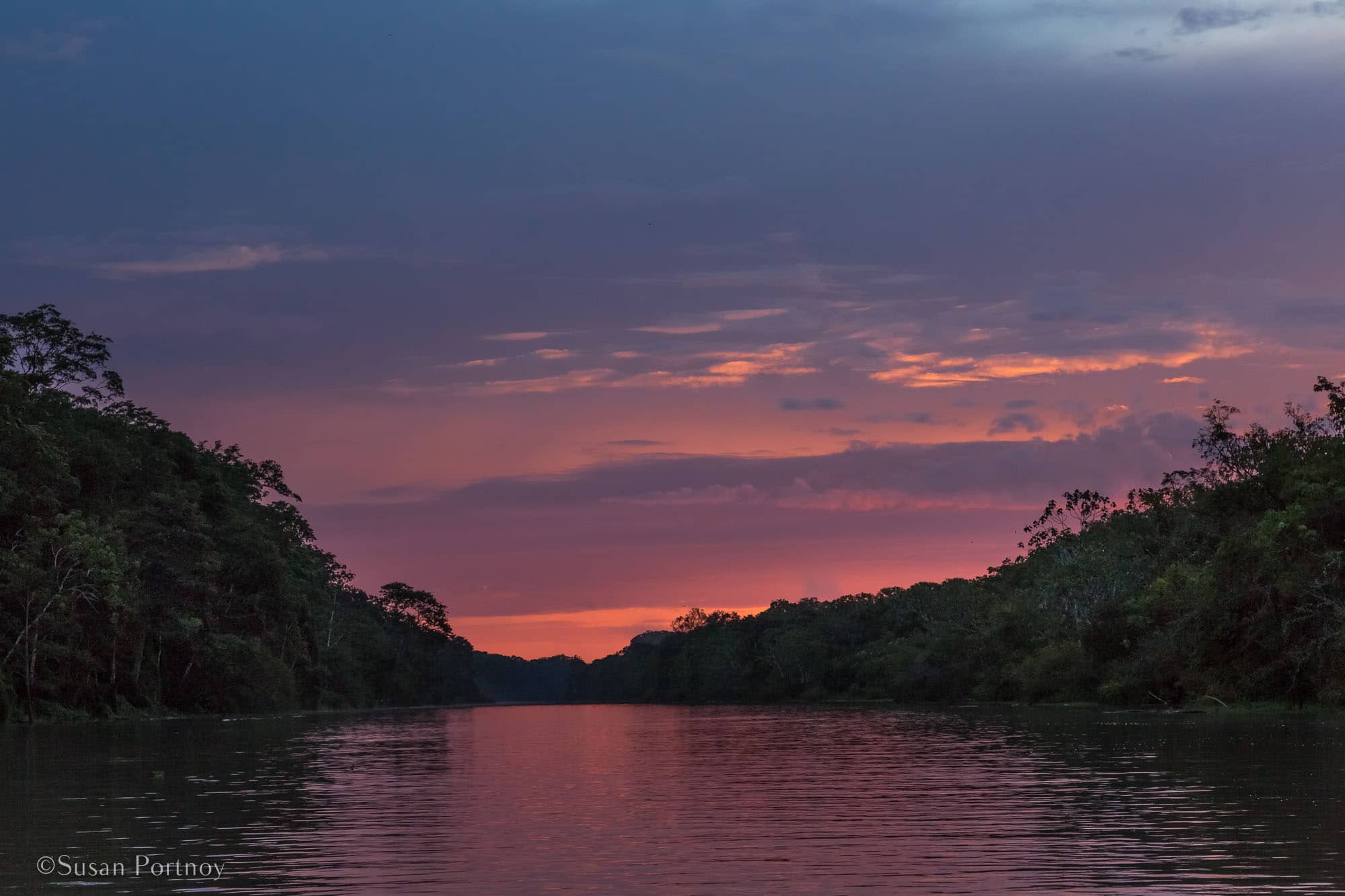 Sunset over the Amazon | 6 Things to love about a luxury River Cruise on the Amazon -0987