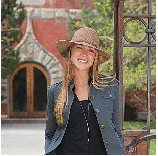 Essential Gifts for Travel and Photography lovers - Wallaroo Hat Company Women's Naples Sun Hat - Colorful Paper Braid Fedora - UPF50+