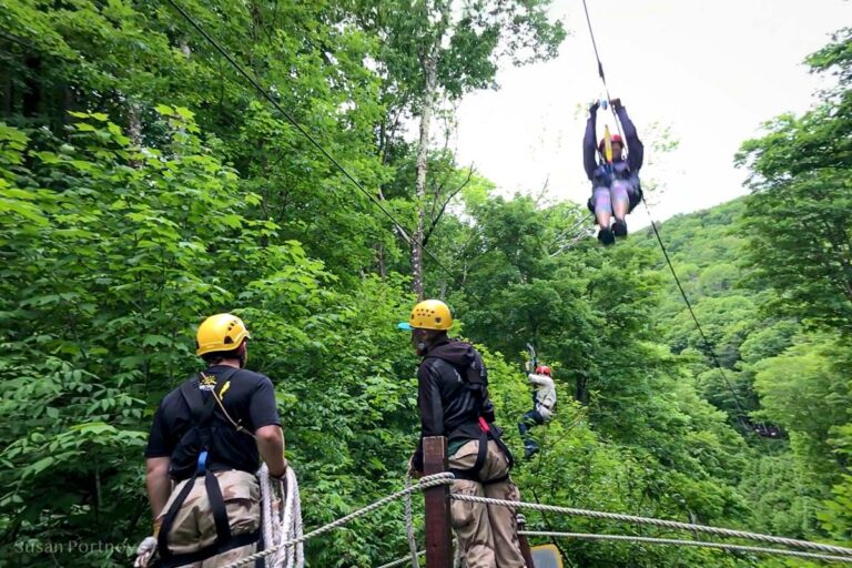 You'll Be Obsessed By The Zipline at Hunter Mountain
