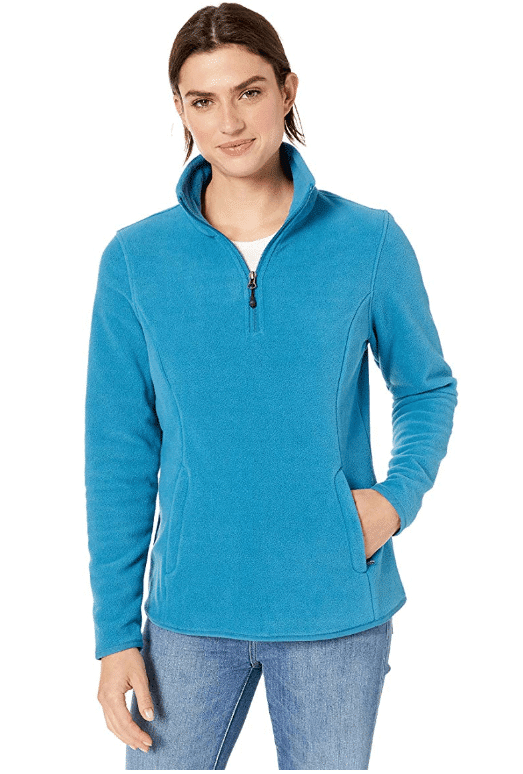 Amazon Essentials Women's Quarter-Zip Polar Fleece Pullover Jacket